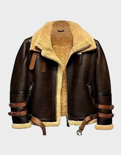 B3 Shearling Brown Flight Jacket