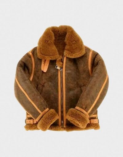 RAF Aviator Shearling Leather Jacket | The Leather Maker