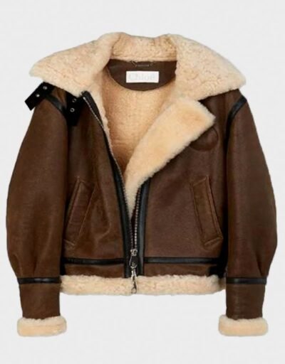 Suzie Billie Piper Shearling Leather Jacket