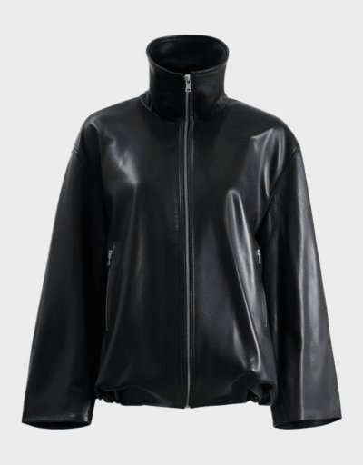 Noah Easy Black Leather Lambskin Jacket | The Leather Maker