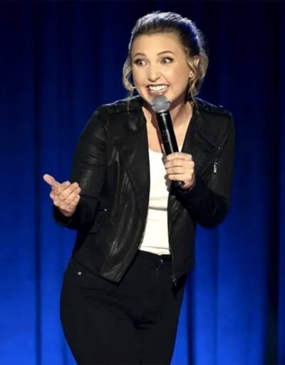 Taylor Tomlinson Quarter-life Crisis Black Leather Jacket