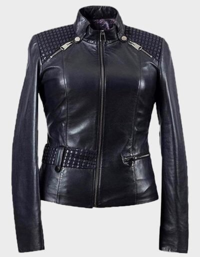 Women’s Black Lambskin Leather Jacket