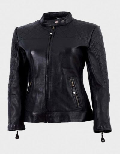 Womens Cafe Racer Leather Jacket