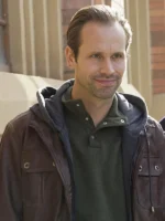 NCIS S14 Bodie Whitman Brown Leather Jacket - Image 2