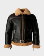 B3 Shearling Bomber Fur Leather Jacket