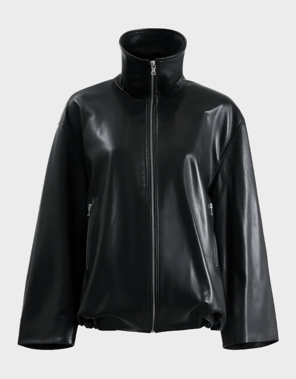 black1.png Noah Easy Black Leather Lambskin Jacket - Image 1