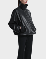 Noah Easy Black Leather Lambskin Jacket - Image 3