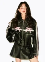 Stylish Diddi Moda Bow Jacket