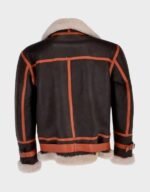 Flying Aviator Shearling Bomber Jacket - Image 2