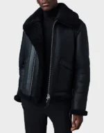 KRISTIAN Sheepskin Jacket with Spread Collar - Image 2
