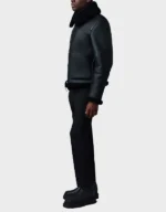 KRISTIAN Sheepskin Jacket with Spread Collar - Image 5