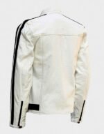 Off White Leather Jacket - Image 2