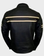 Men’s Retro Leather Biker Jacket - Image 2