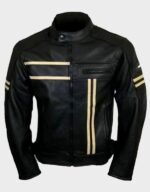 Men’s Retro Leather Biker Jacket