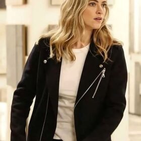 NCIS Ellie Bishop Black Leather Jacket