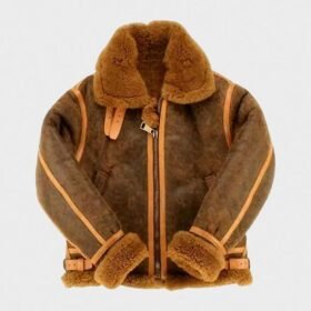RAF Aviator Shearling Leather Jacket