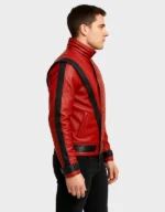 Thriller Michael Jackson Red Sheepskin Leather Jacket